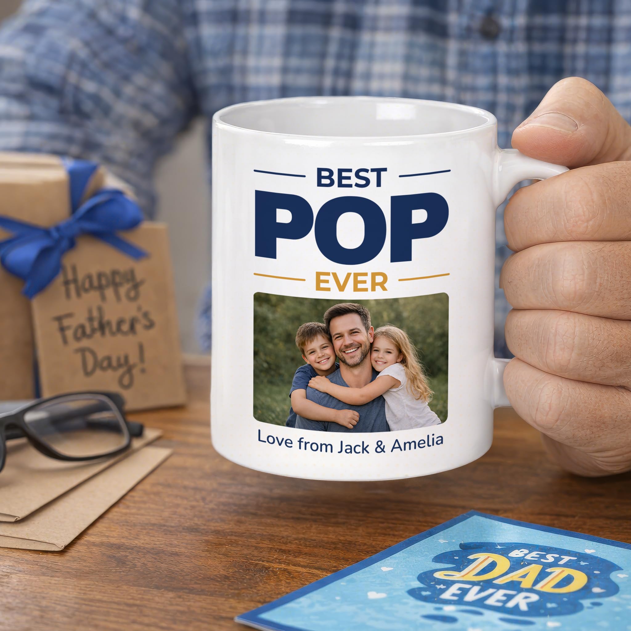 Personalised Best Pop Ever Photo Mug