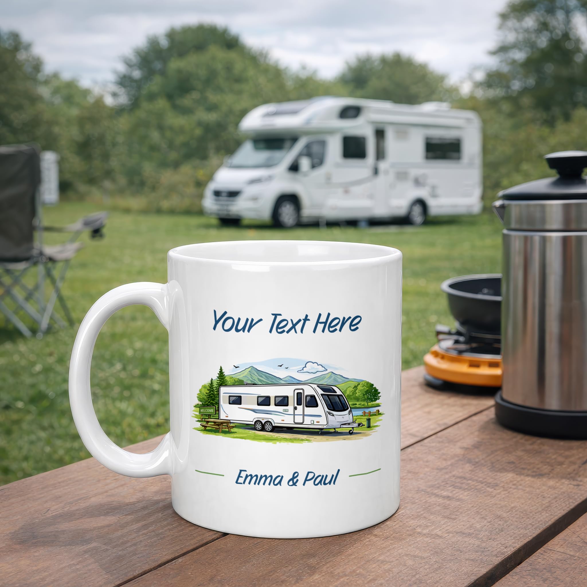 Personalised Single Axle Custom Colour Design Design Ceramic Mug with Name
