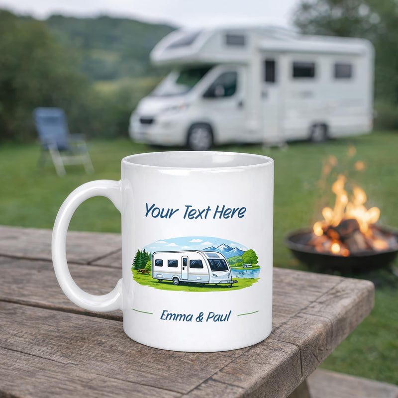 Personalised Single Axle Custom Colour Design Design Ceramic Mug with Name
