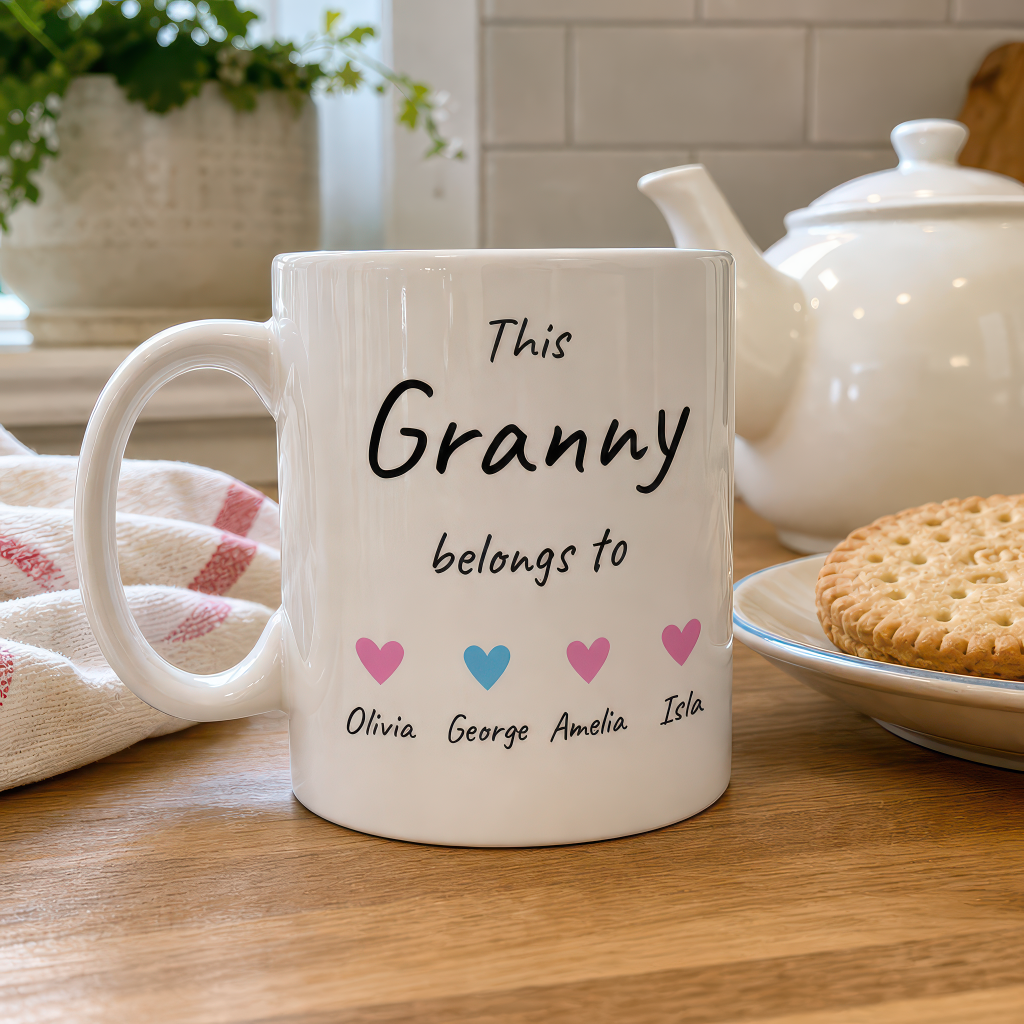 Personalised This Granny Belongs To Mug with Names - alternative view
