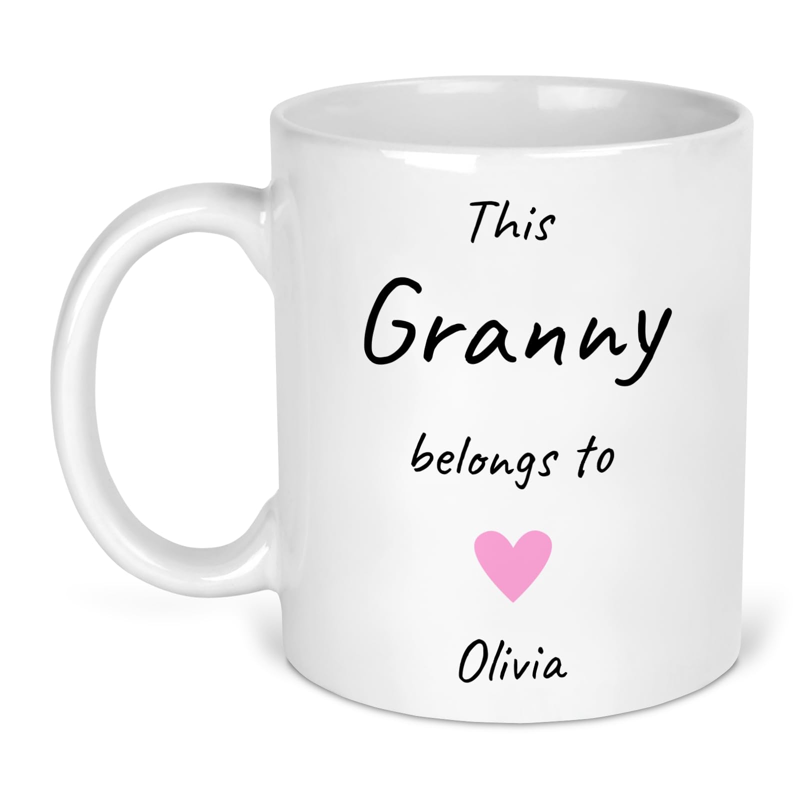 Personalised This Granny Belongs To Mug with Names