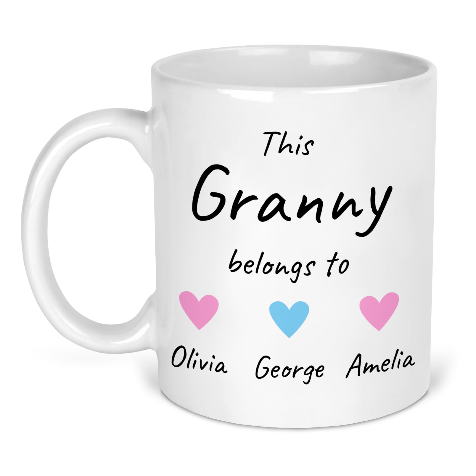 Personalised This Granny Belongs To Mug with Names