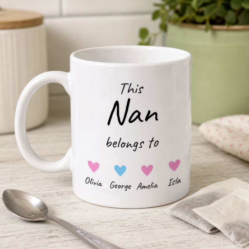 Personalised This Nan Belongs To Mug with Names - alternative view