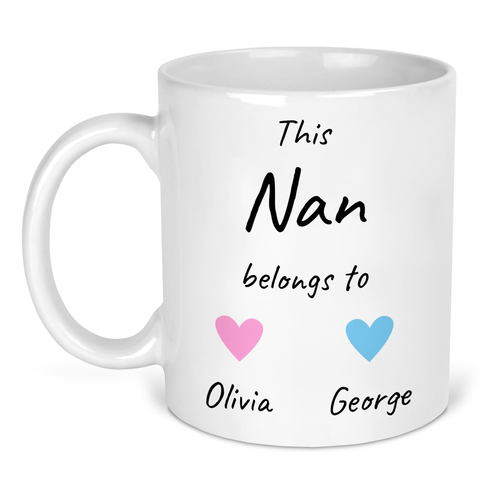 Personalised This Nan Belongs To Mug with Names