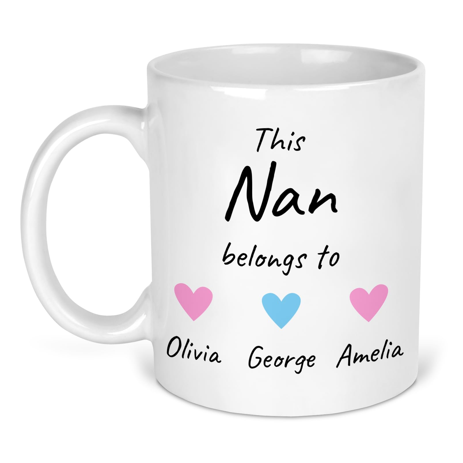 Personalised This Nan Belongs To Mug with Names