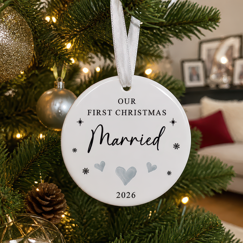 Our First Christmas Married Ornament
