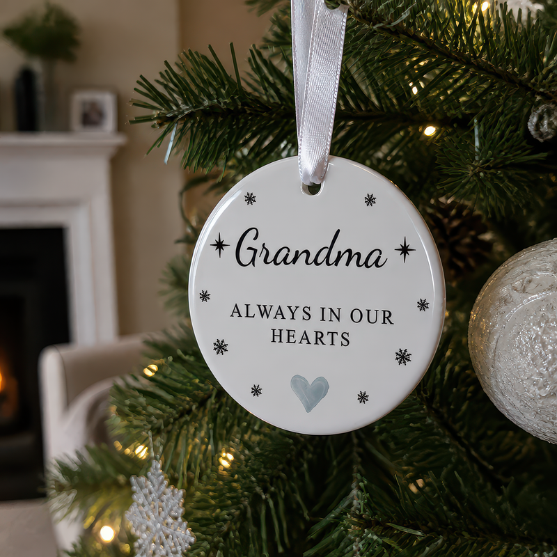 Memorial Grandma Always in Our Hearts Ornament