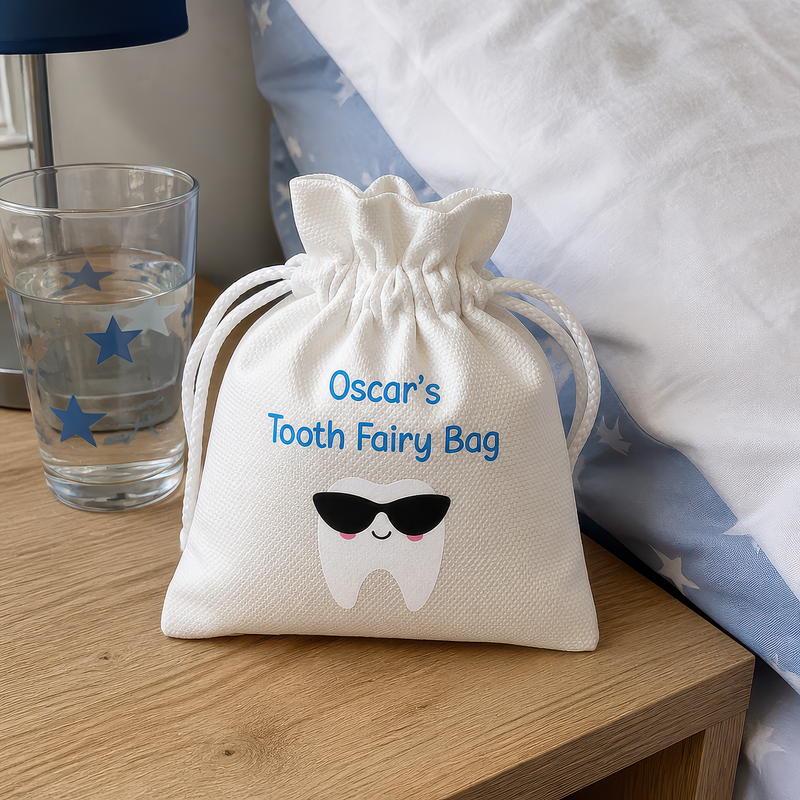 Personalised Cool Tooth Fairy Bag with Name - alternative view
