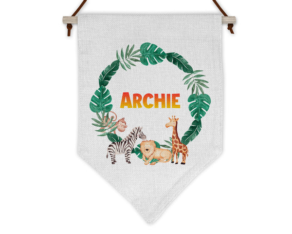 Personalised Jungle Flag