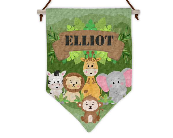 Personalised Jungle Flag