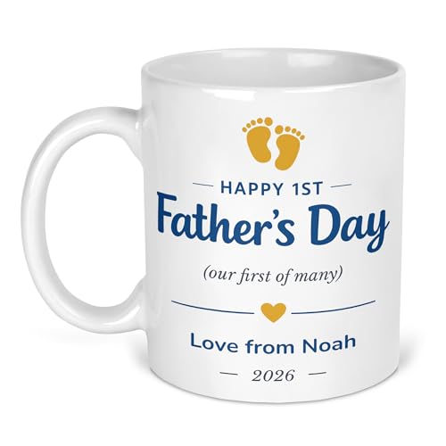 Personalised First Father's Day Mug from Baby