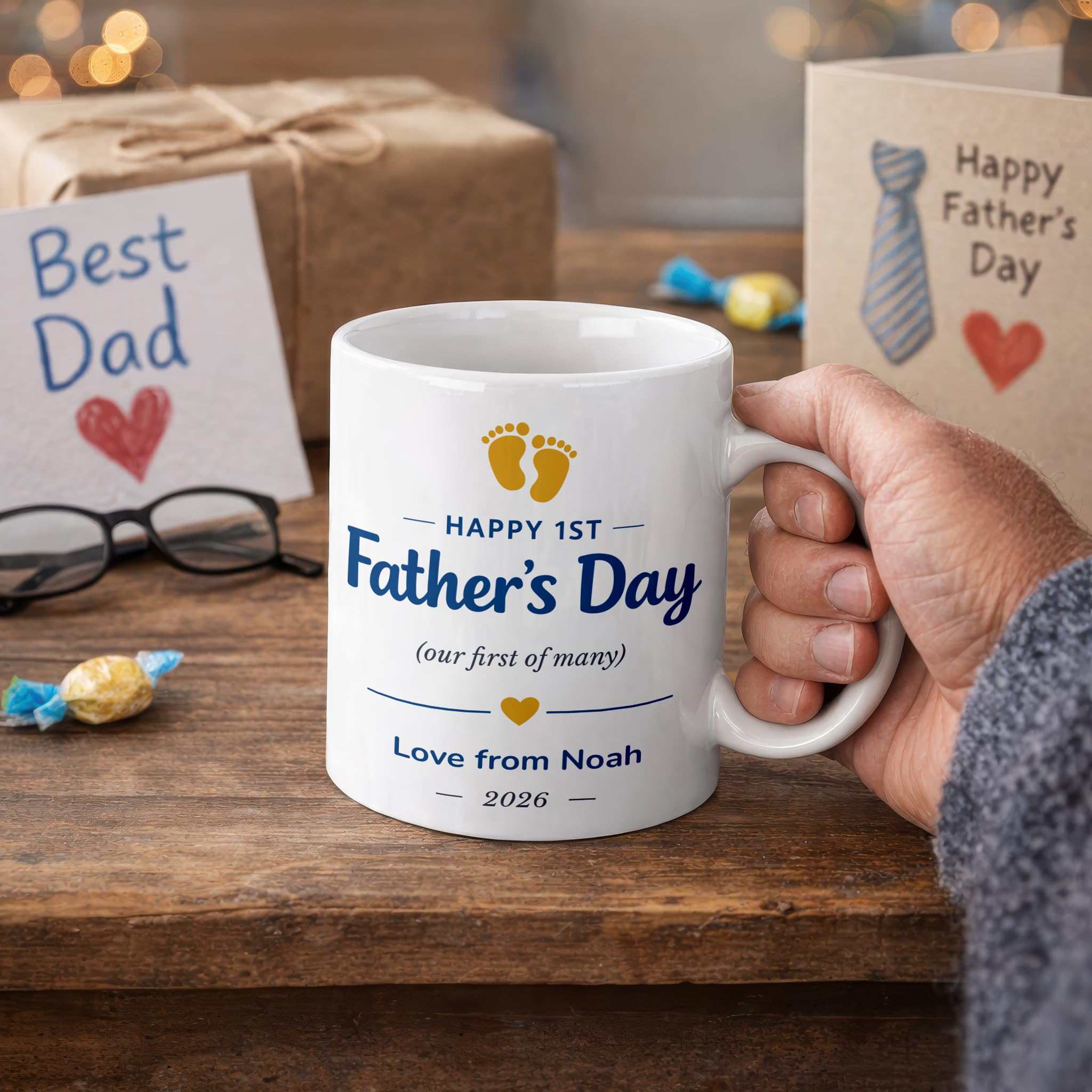 Personalised First Father's Day Mug from Baby additional product photo