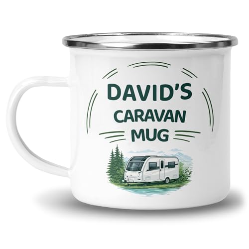 Personalised for Caravan Owners and Enthusiasts Mug with Name product image