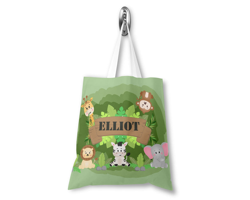 Personalised Safari Jungle Tote Bag