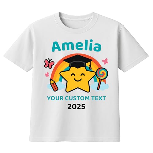 Personalised Nursery Graduation Day T-Shirt with Name