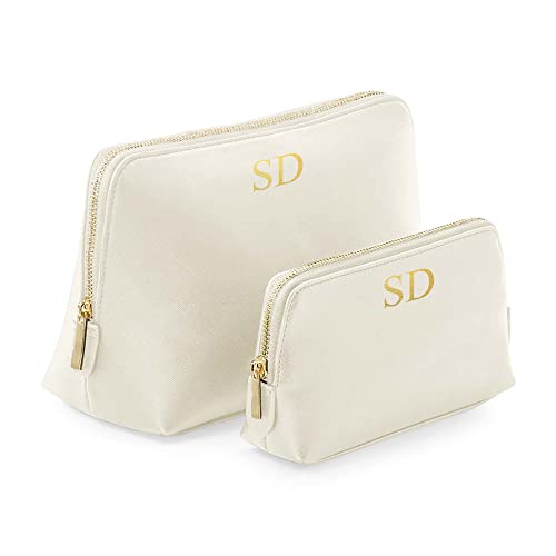 Personalised Oyster Cosmetic Bag with Initials product image