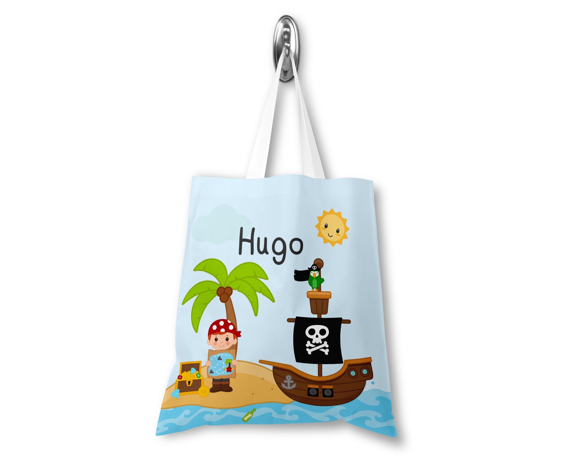 Personalised Pirate Tote Bag - Chicken Craft Ltd
