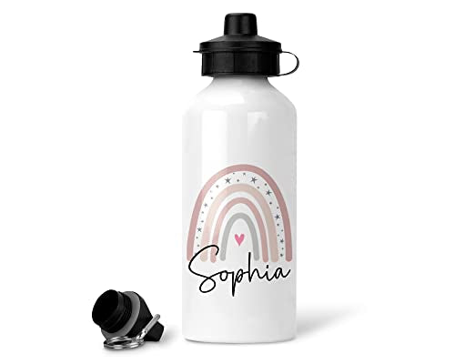 Personalised Rainbow Water Bottle