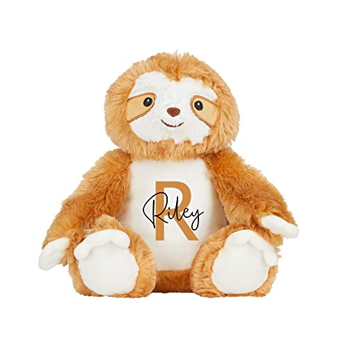 Personalised Sloth Teddy Soft Toy