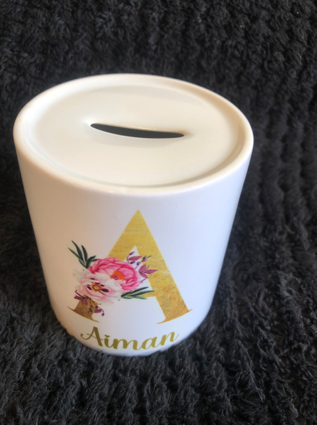 Personalised Ceramic Money Box