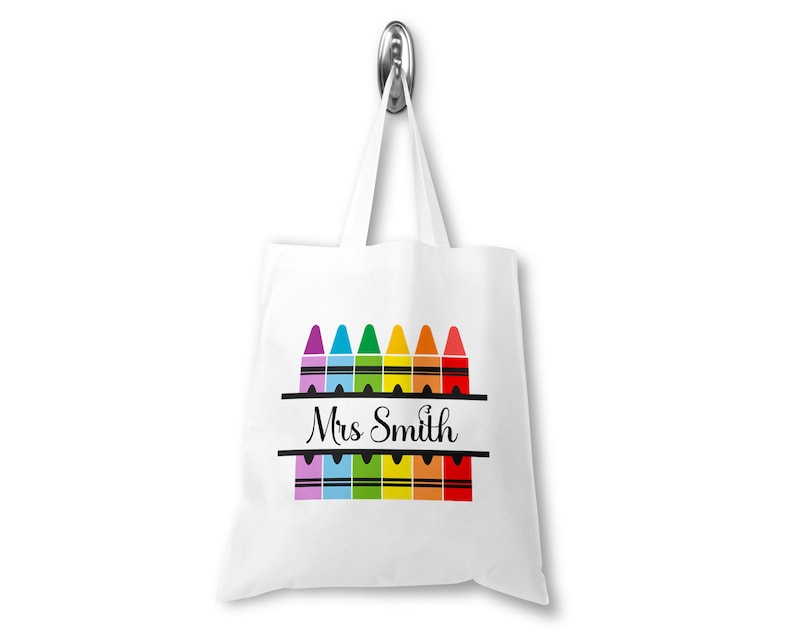 Personalised Teacher Tote Bag