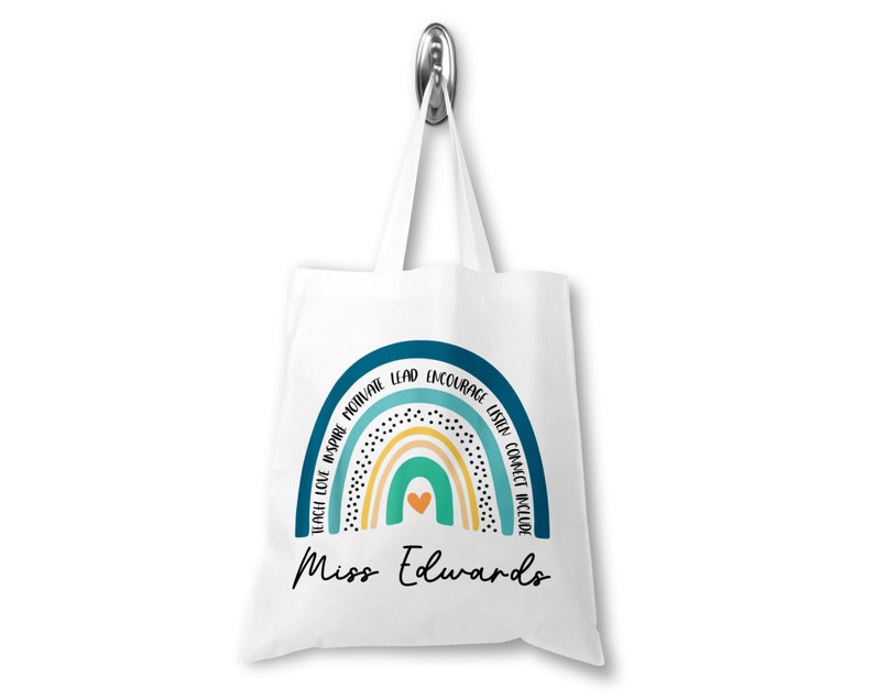 Personalised Teacher Tote Bag