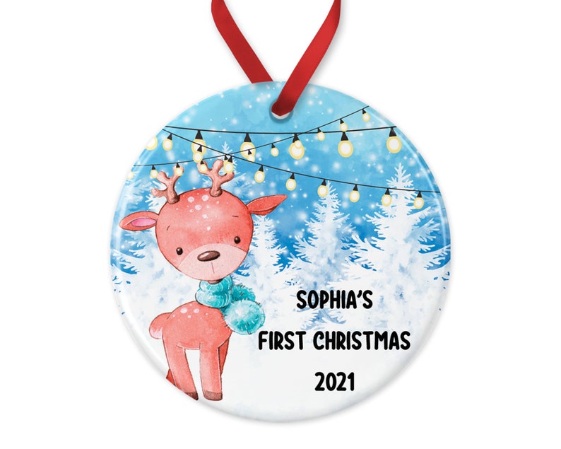 Personalised Baby's First Christmas Ornament