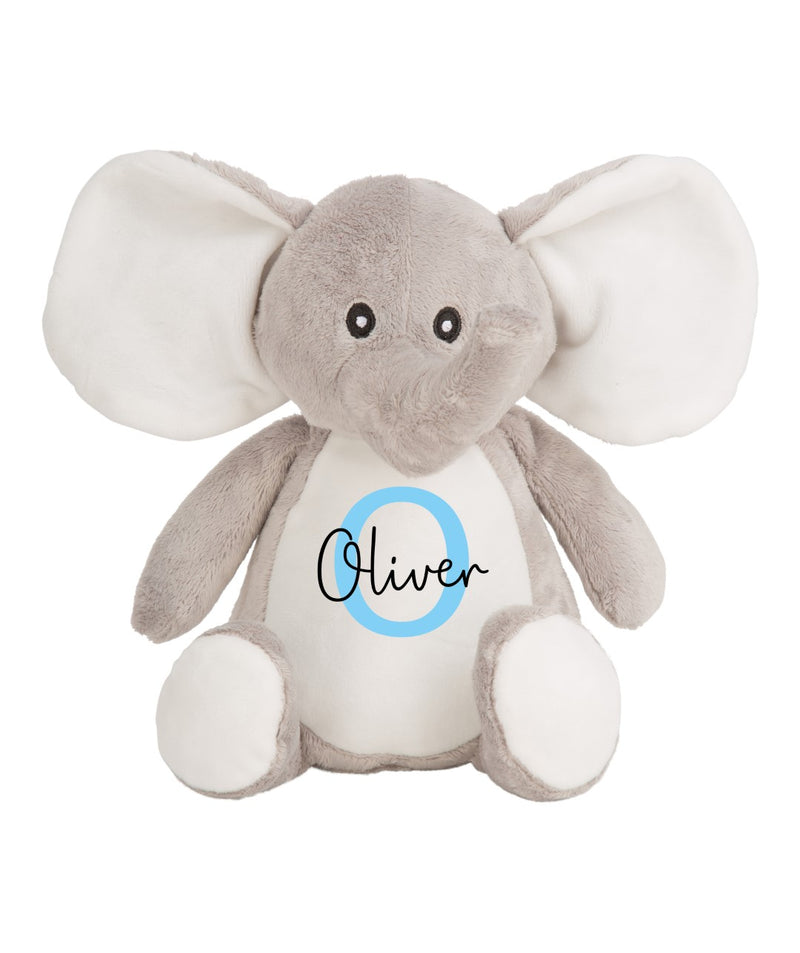 Personalised Elephant Teddy, Soft Toy Plush