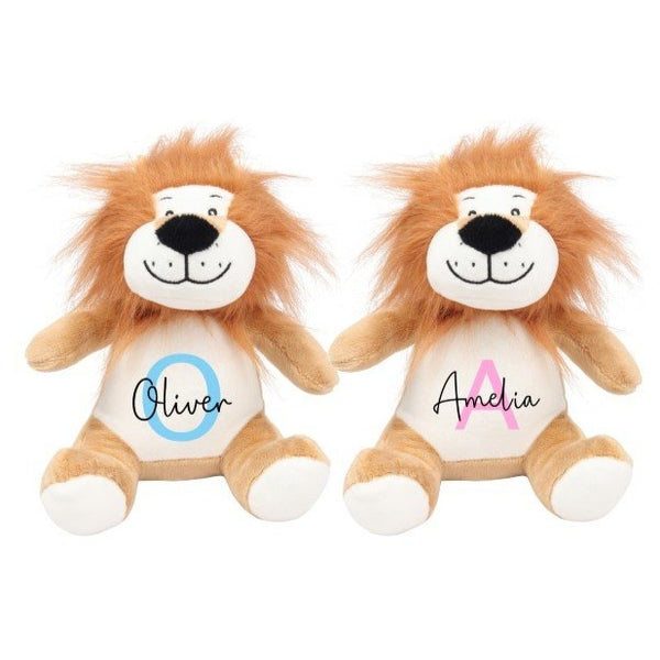 Personalised Lion Teddy, Soft Toy Plush