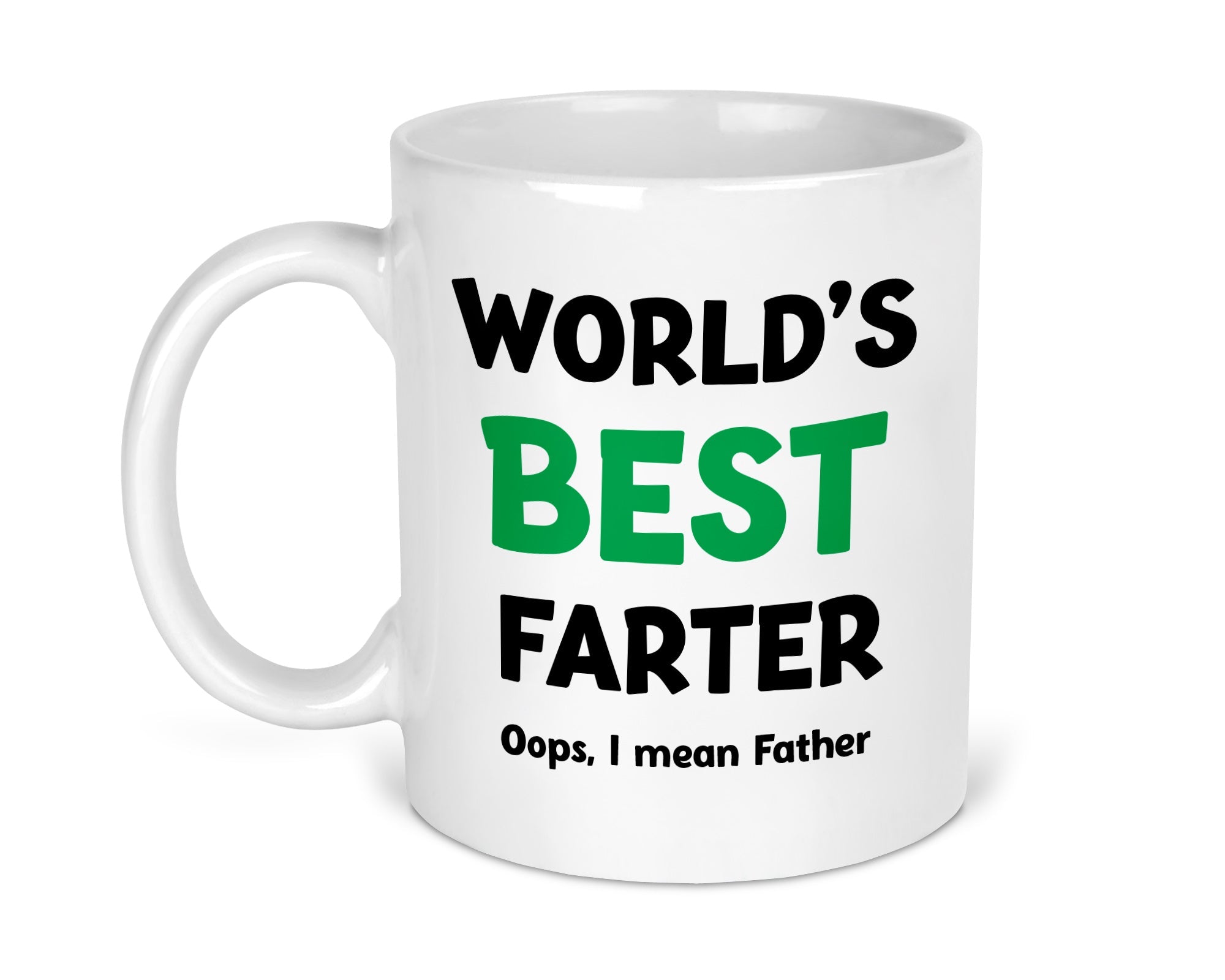 Best Dad Mug "Worlds Best Farter" - Chicken Craft Ltd