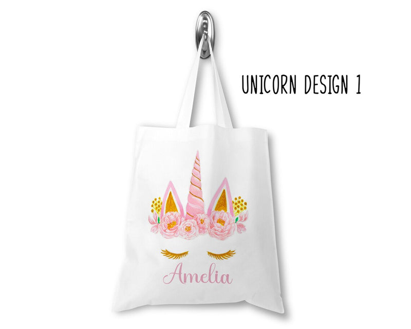 Personalised Unicorn Tote Bag