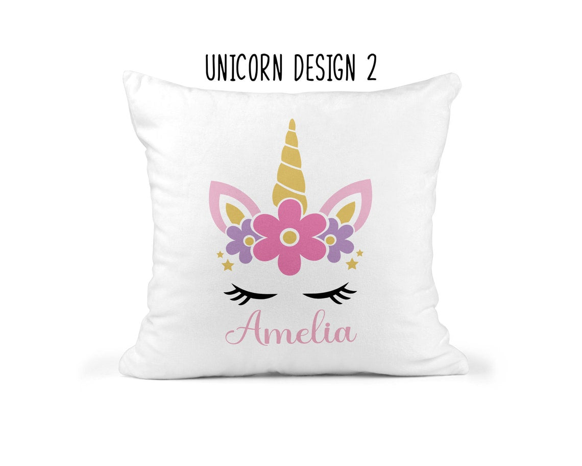 Personalised Unicorn Cushion