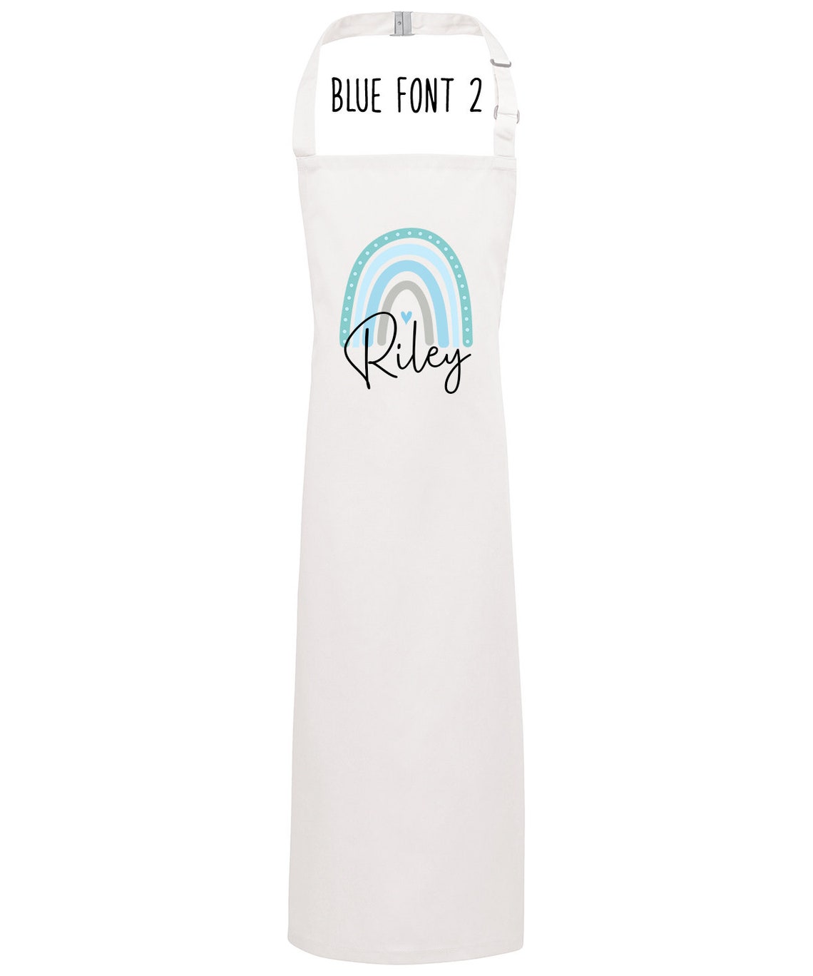 Personalised Rainbow Childs Apron
