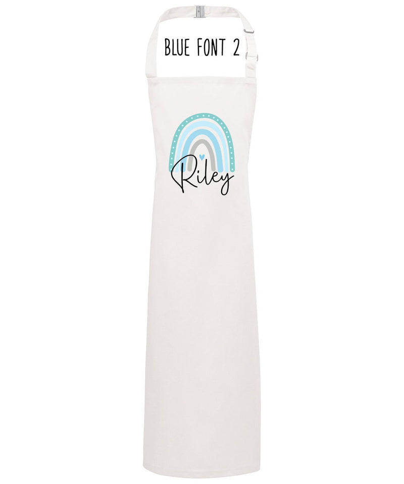 Personalised Rainbow Childs Apron