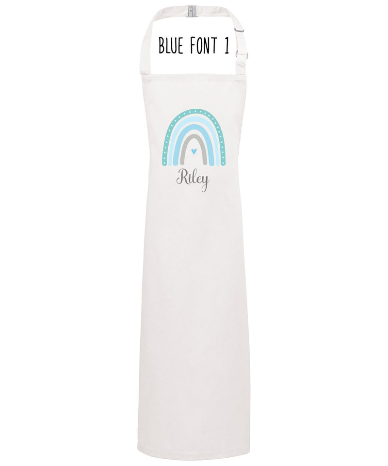 Personalised Rainbow Childs Apron