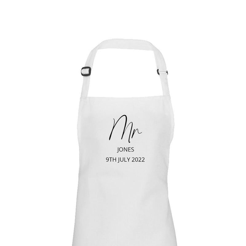 Personalised Wedding Apron