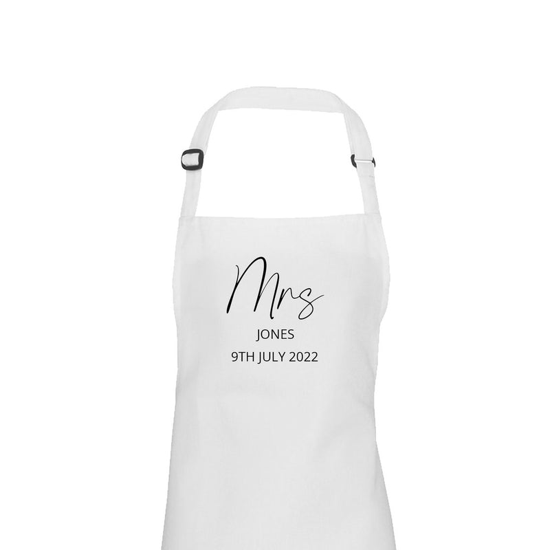 Personalised Wedding Apron