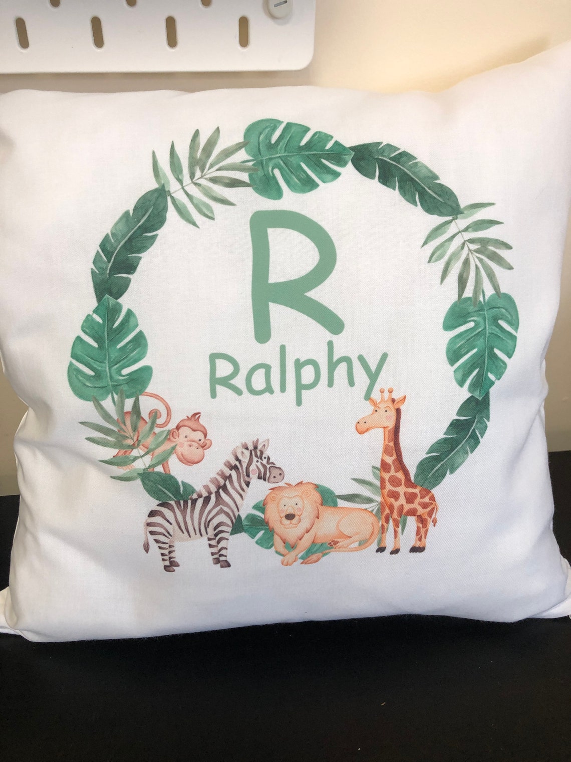 Personalised Jungle Cushion