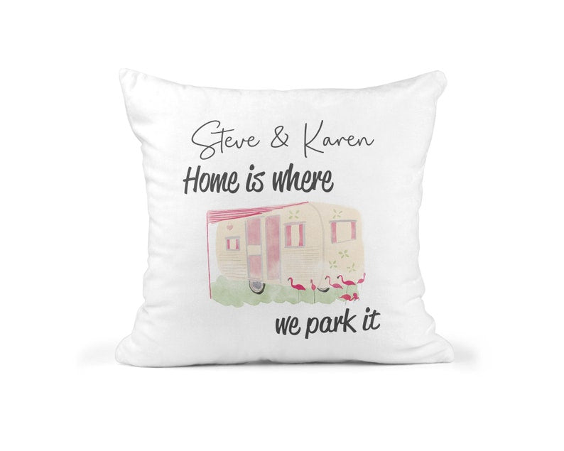 Personalised Caravan Cushion