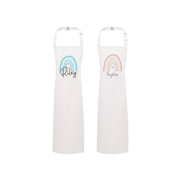 Personalised Rainbow Childs Apron