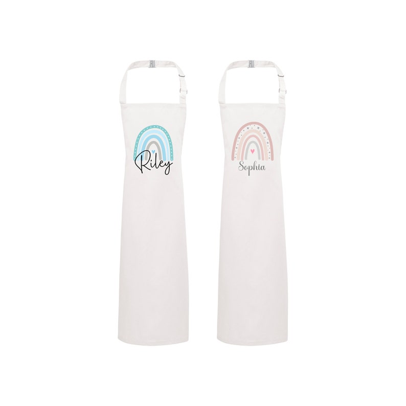 Personalised Rainbow Childs Apron