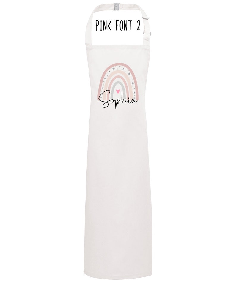 Personalised Rainbow Childs Apron