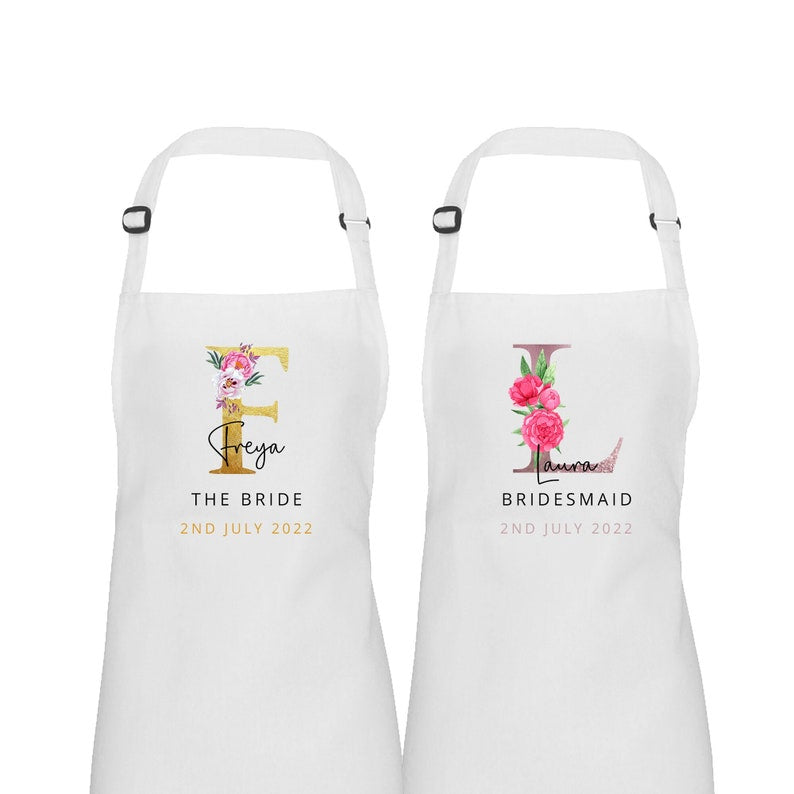 Personalised Wedding Apron, Dress Protector