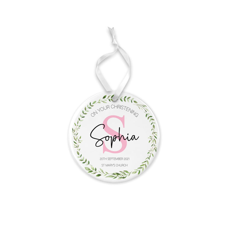 Personalised Christening Ornament