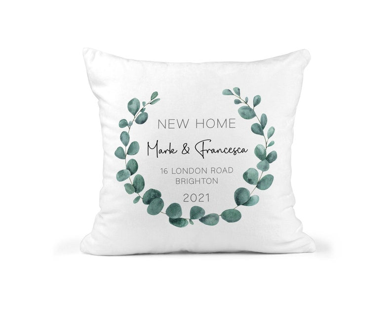 Personalised New Home Cushion
