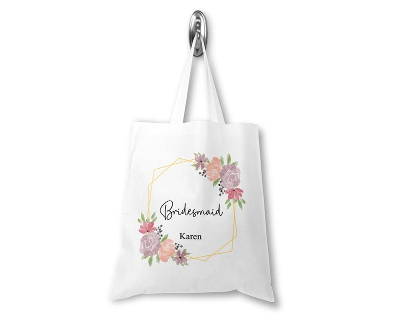 Personalised Bridesmaid Tote Bag - Chicken Craft Ltd