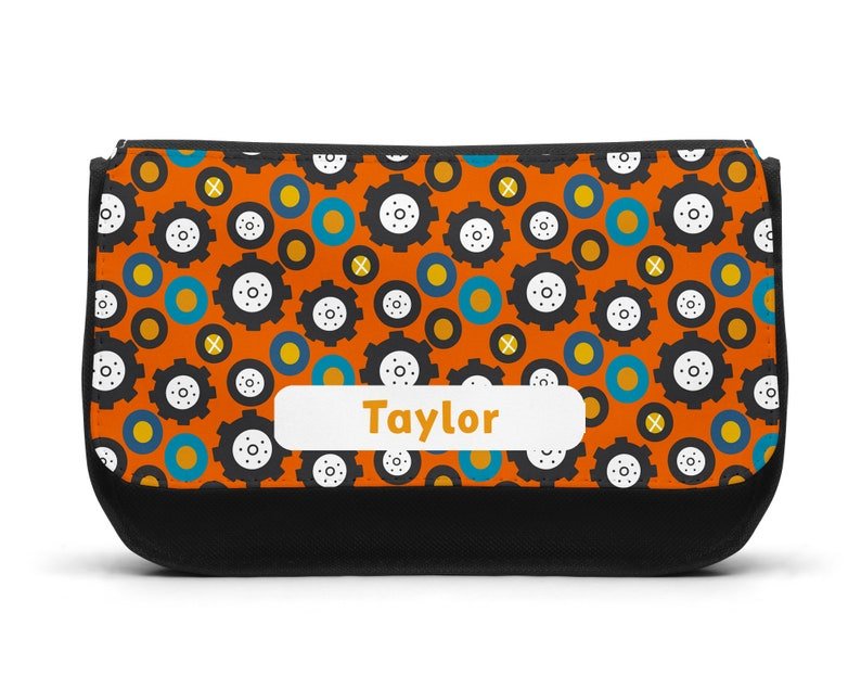 Personalised Cogs Pencil Case - Chicken Craft Ltd