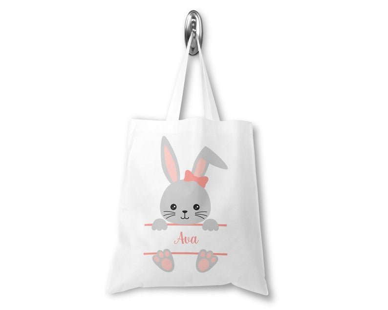 Personalised Easter Blue/Pink Tote Bag - Chicken Craft Ltd