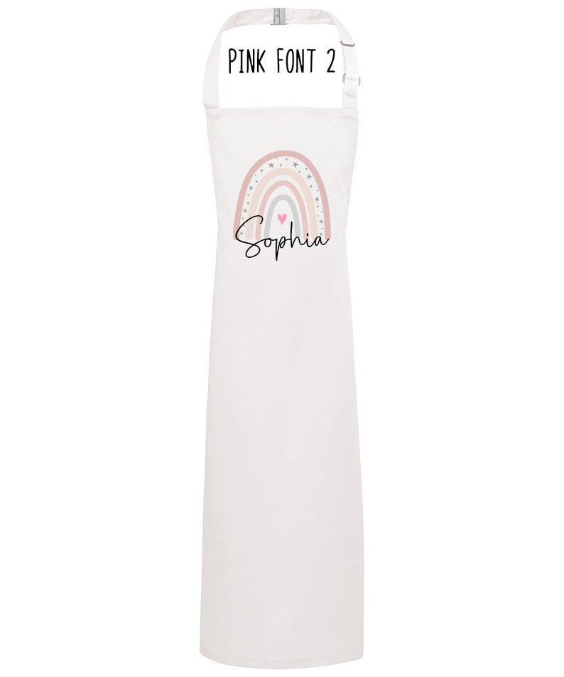 Personalised Rainbow Childs Apron - Chicken Craft Ltd