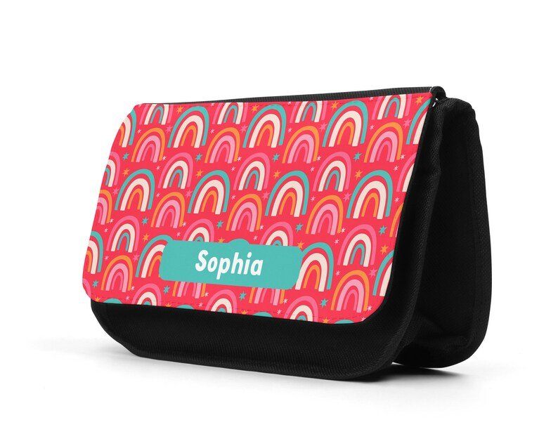 Personalised Rainbow Pencil Case - Chicken Craft Ltd